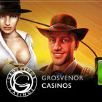 Logo online akce Grosvenor Casino rozdává pět tisíc GBP v soutěži Weekend Slots Giveaway