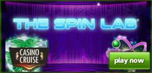 Logo výherního automatu The Spin Lab