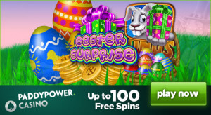 Paddy Power Casino slaví Velikonoce se sto Easter Surprise Free Spiny