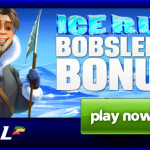 Logo akce sklouzněte se na ledovém výherním automatu Ice Run s 50 GBP bonusem v Coral Casinu