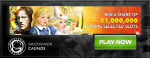 Vyhrajte podíl z jednoho milionu GBP na Grosvenor Casinu v akci „Prize Draw Giveaway“